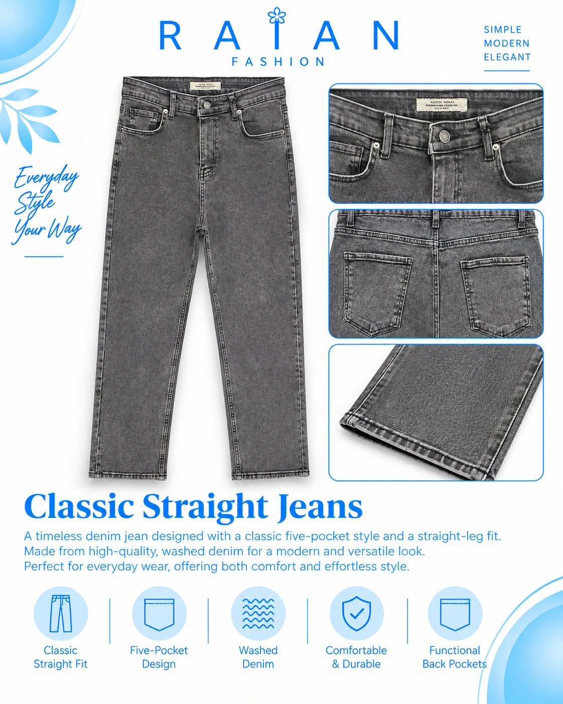 Product photo of Classic Jeans from Lameral