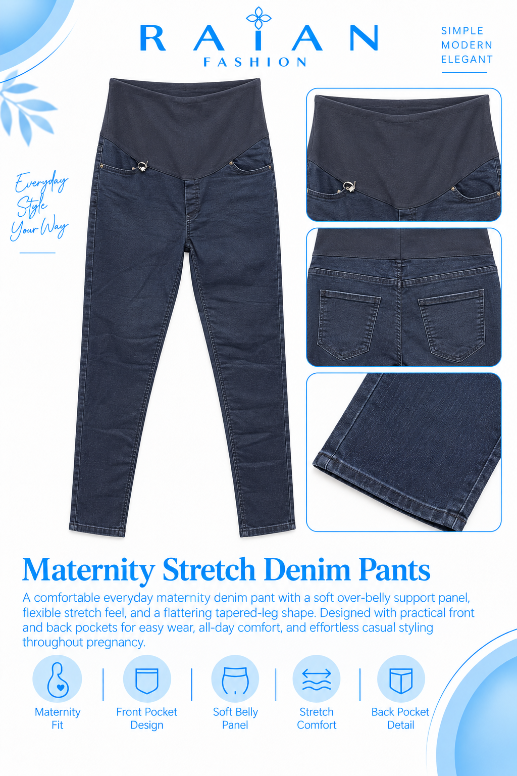 Product photo of Pregnancy Jeans from Lameral