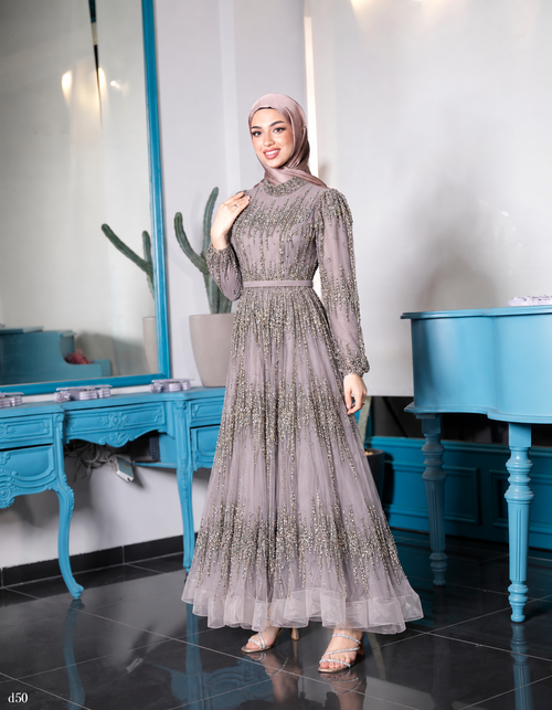 Beaded Cascade Gown — additional product view