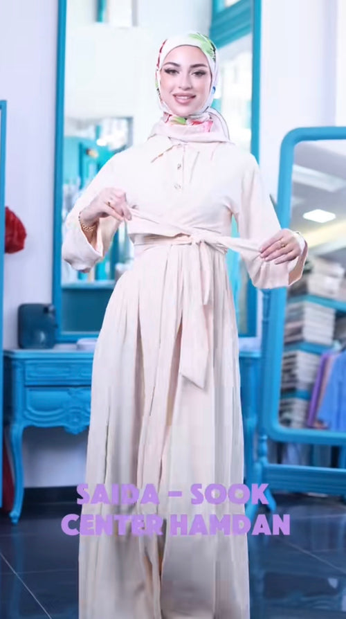 Belted Button Maxi Dress — additional product view