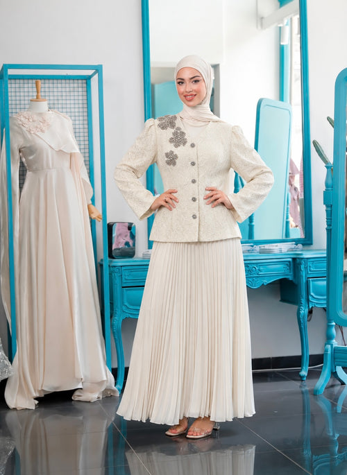 Beige Skirt Suit — additional product view
