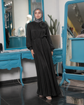 Flora Pleated Gown — additional product view
