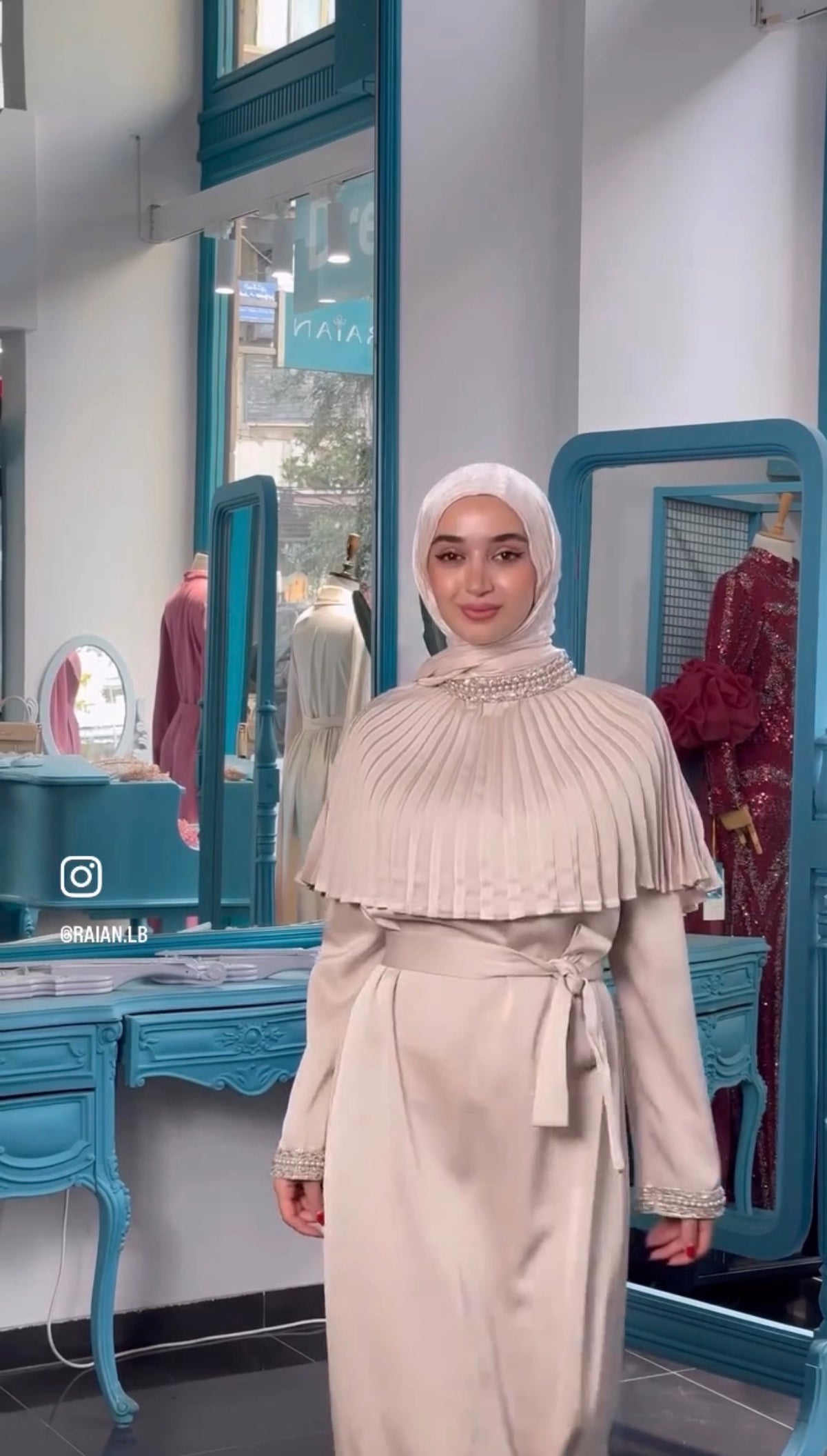 Valeria Cape Dress — additional product view