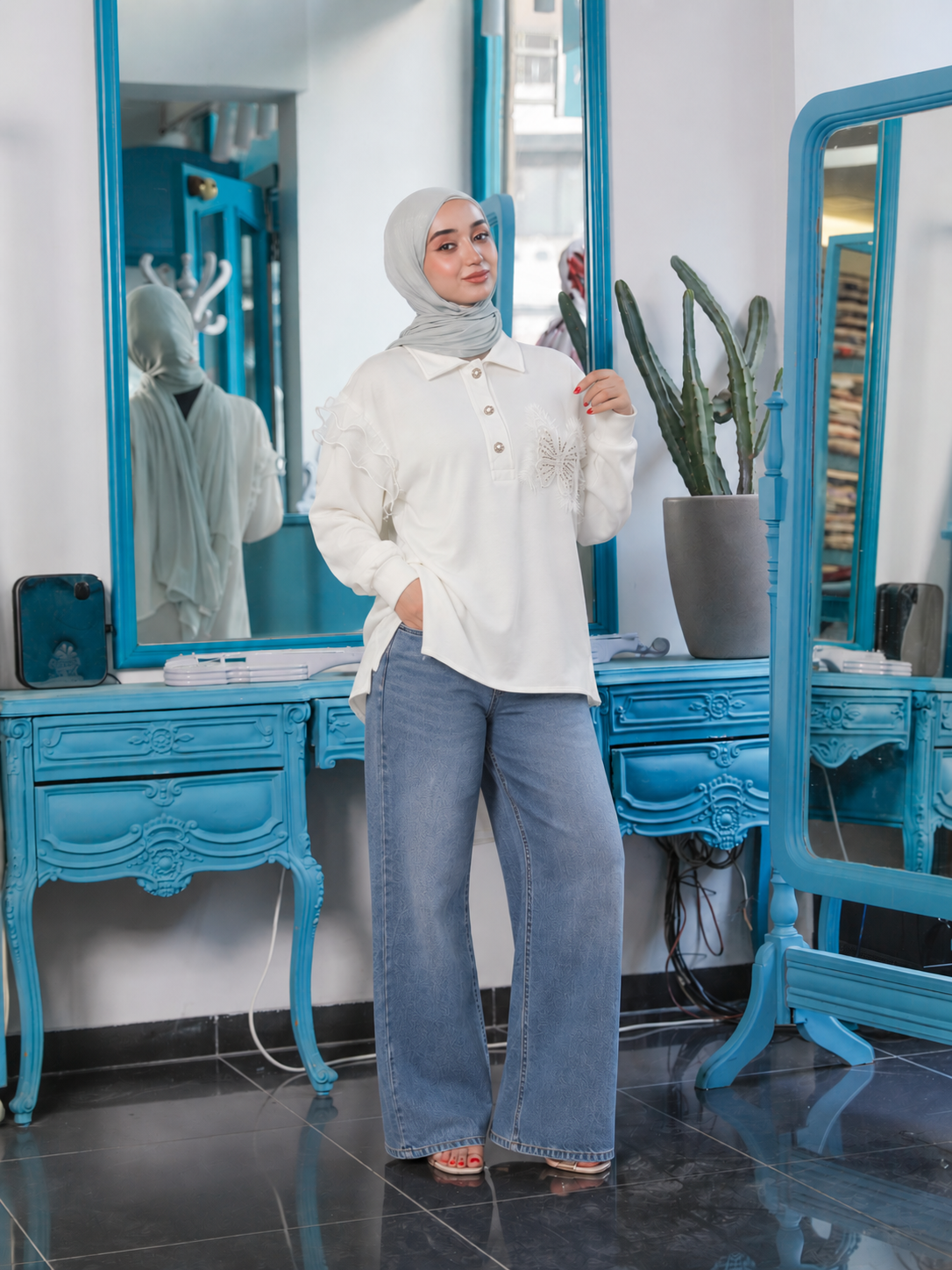 Product photo of Butterfly Ruffle Hoodie from Lameral