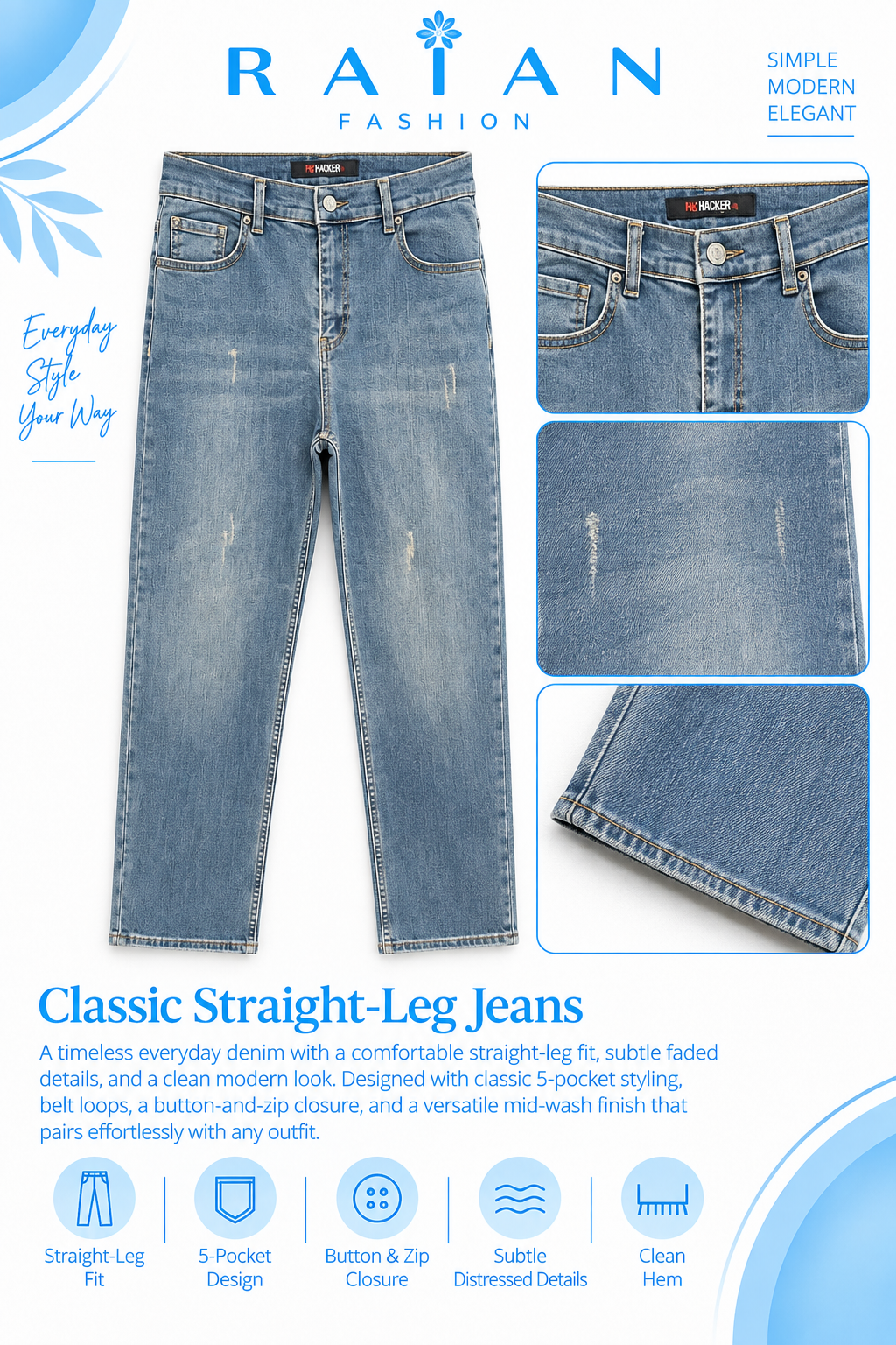 Product photo of Classic Jeans from Lameral