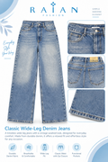 Product photo of Classic wide Jeans from Lameral