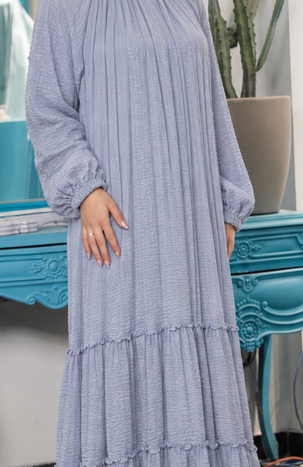 Close-up of Flowy Tiered Dress, cropped directly from the original product photo.
