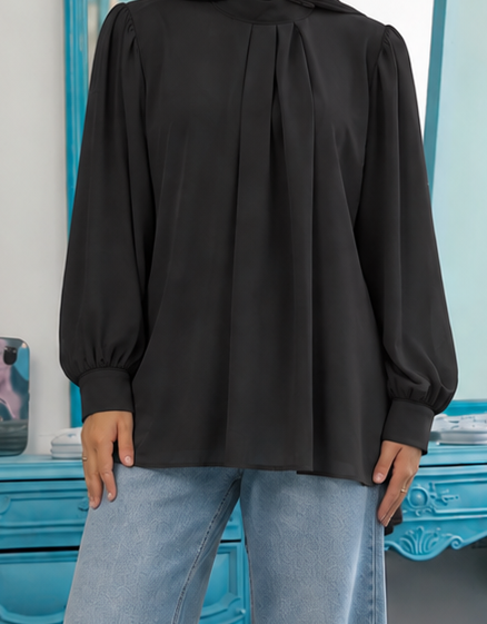 Close-up of Front Pleat Chemise, cropped directly from the original product photo.