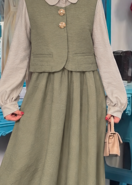 Close-up of Grace Layered Dress, cropped directly from the original product photo.