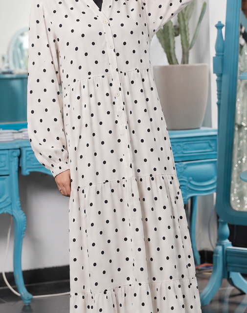 Close-up of Polka Dots Dress, cropped directly from the original product photo.