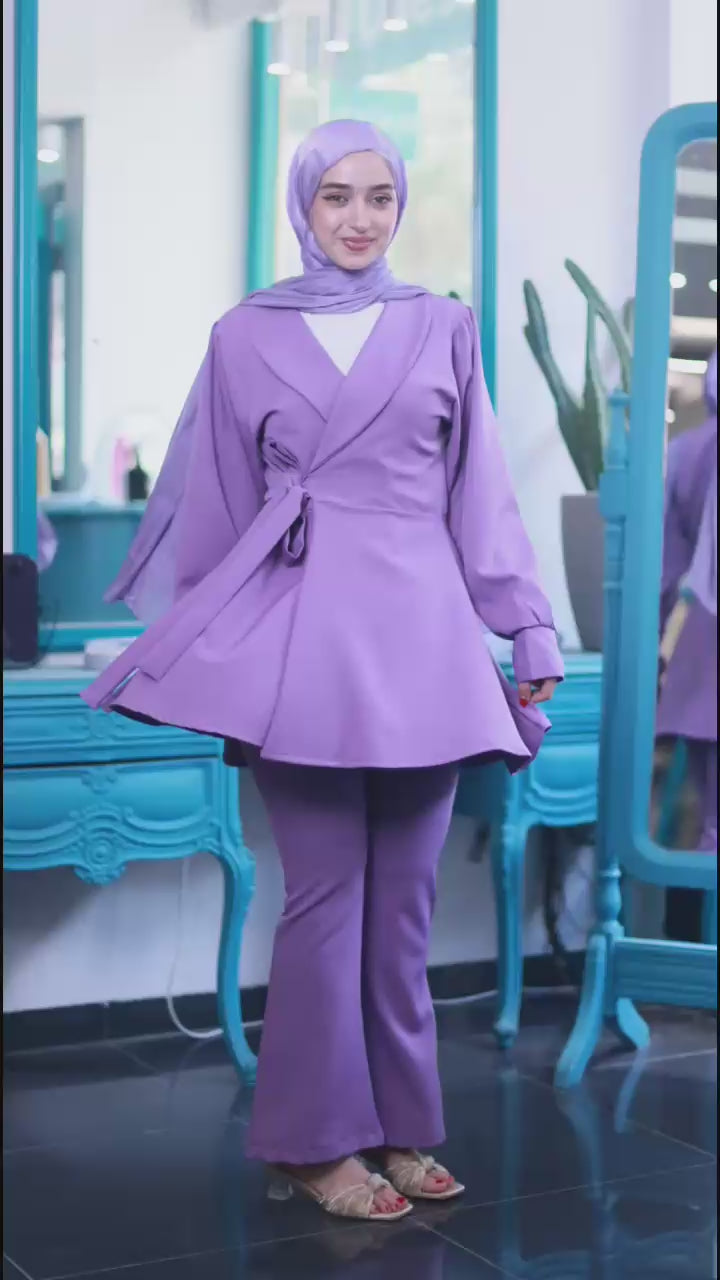 Product video of Wrap Blazer Set from Lameral