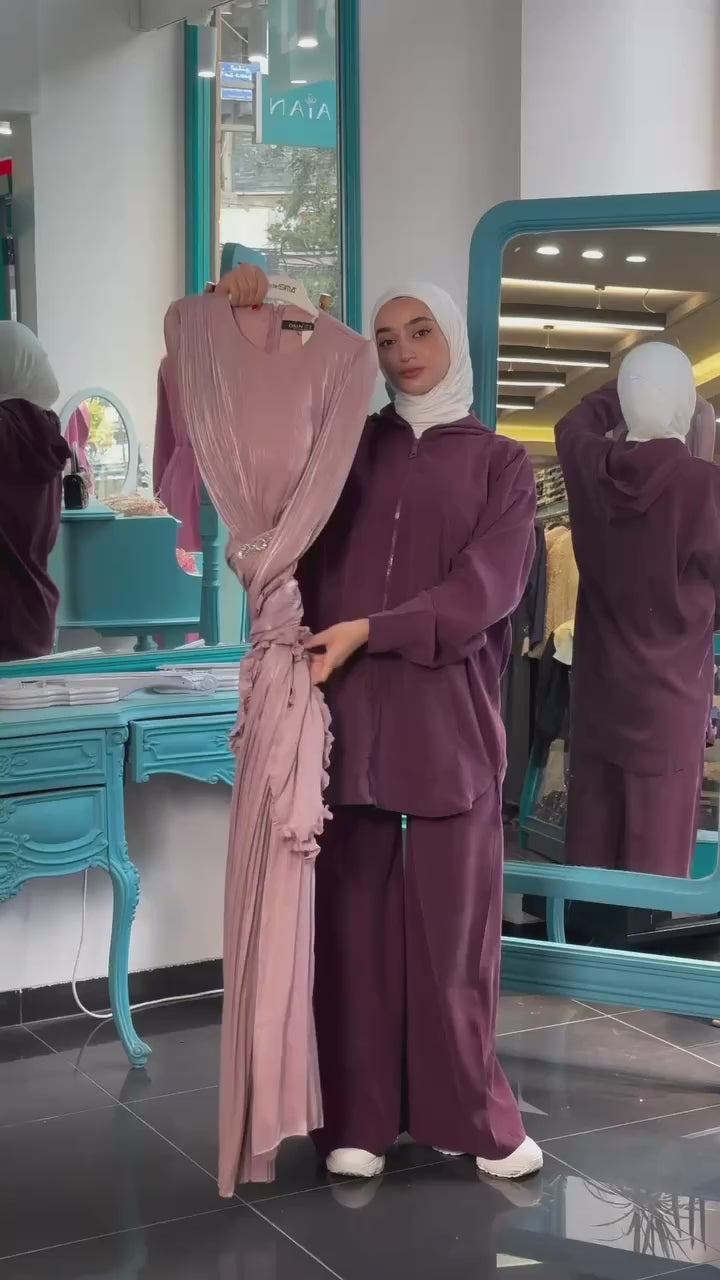 Amara Draped Gown — product video