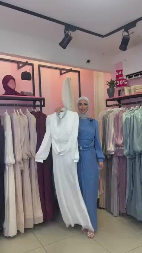 Serena Draped Gown