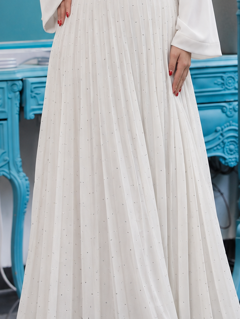 Close-up of Rhinestone skirt, cropped directly from the original product photo.