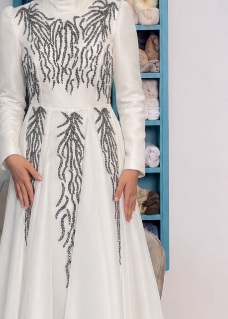 Close-up of The Alessandra Dress, cropped directly from the original product photo.