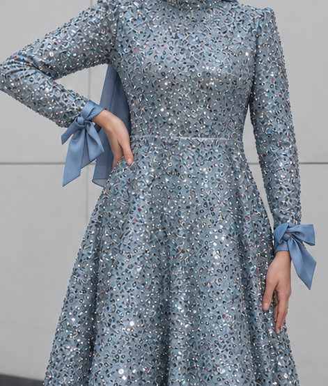 Close-up of The Viviana Dress, cropped directly from the original product photo.